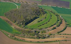 Wennenberg bei Alerheim Luftbild des Wennenbergs bei Alerheim.