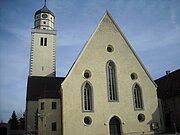 Außenansicht der Pfarrkirche St. Jakob