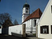 Blick auf die Kirche St. Stephan