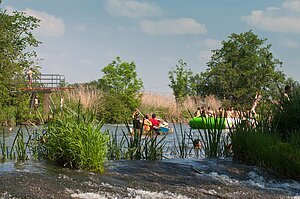 Flussfreibad